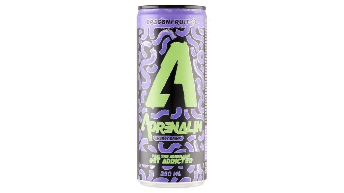 Adrenalin sárkánygyümölcs ízű szénsavas energiaital 250 ml