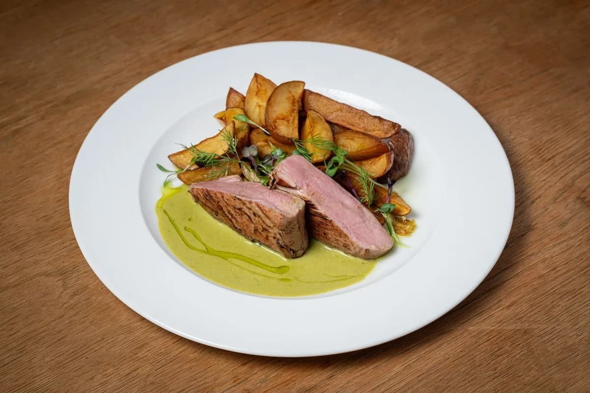 Szűzérmék bacon chips-szel