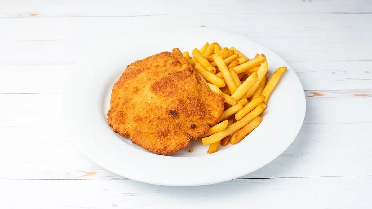 Rántott sertésborda hasábburgonyával