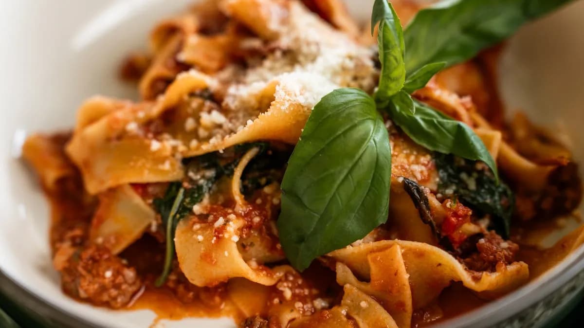 Pappardelle alla Bolognese