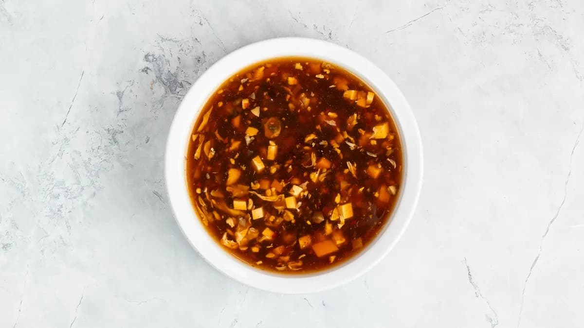 Édes-savanyú leves