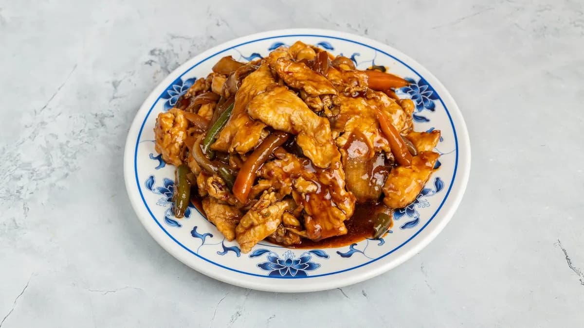 Chilis csirkehús (csípős) + köret