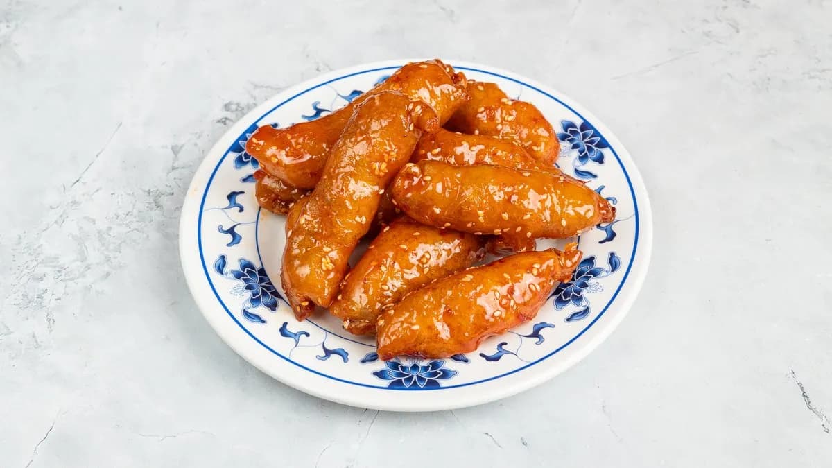 Szezámmagos csirke (édes-savanyú) + köret