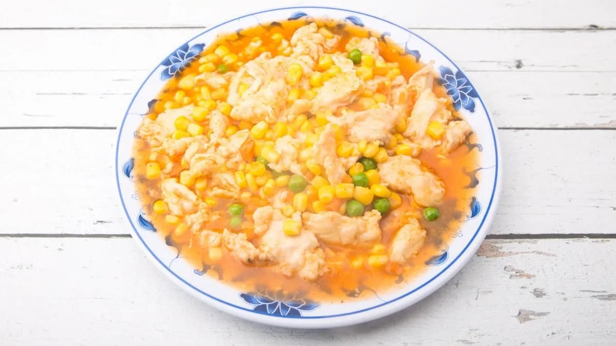 Kukoricás csirkehús menü