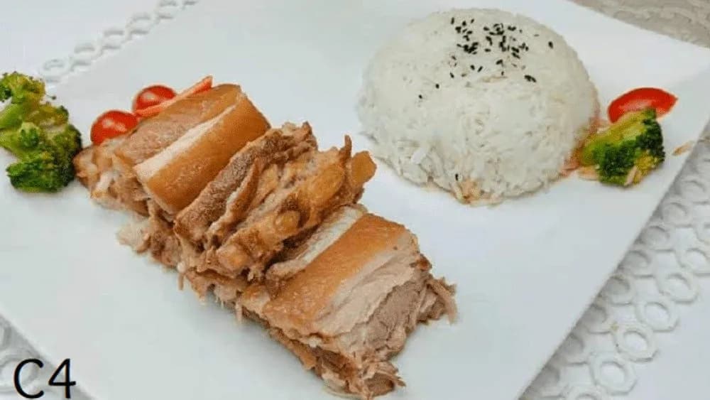 C4 Pácolt Hús Rizs