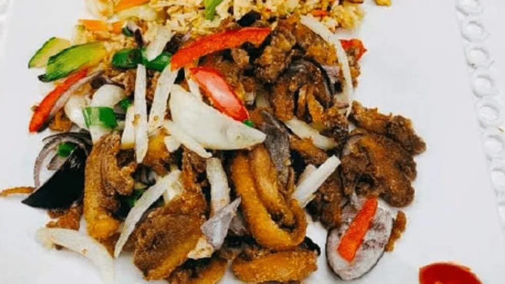 C9 Zöldséges Tofu Tojásosrizs