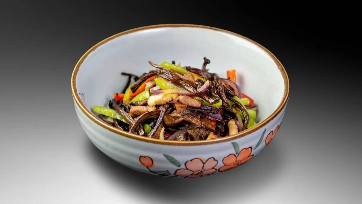 S11. Wokban Pírított Teafa Gomba Vegyesen ( Déli Tőkegomba)