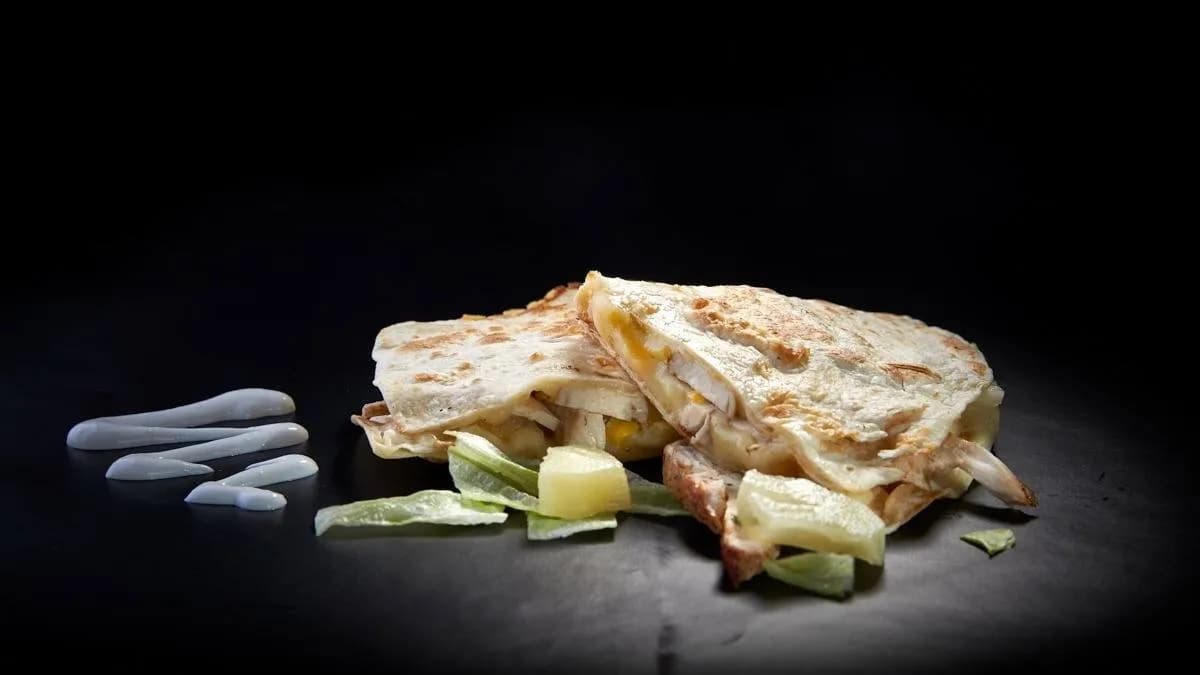 Ananászos-Csirkés quesadilla