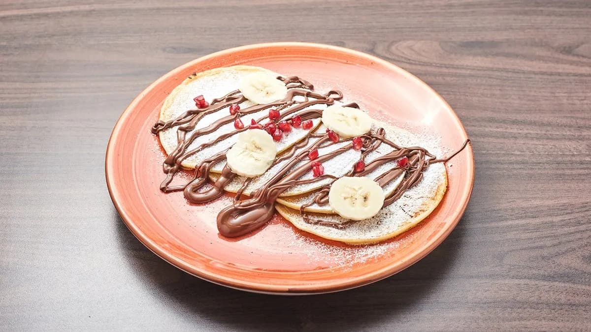 Banánnal sült nutellás