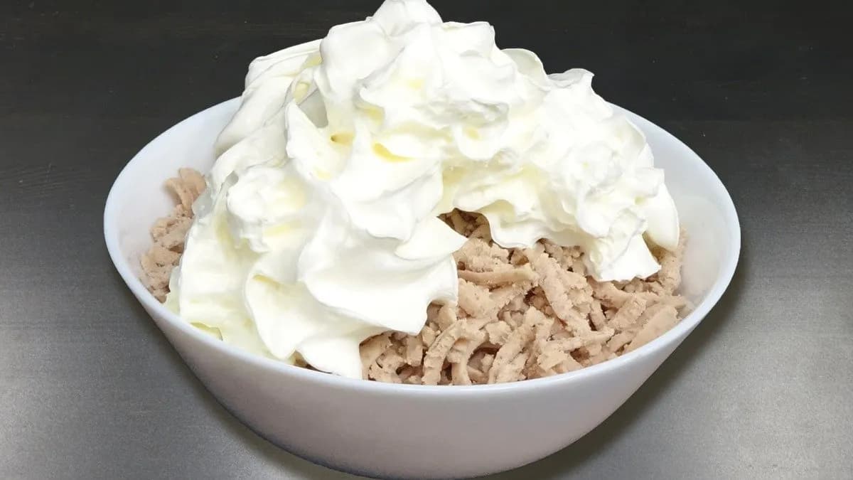 Gesztenyepüré tejszínhabbal