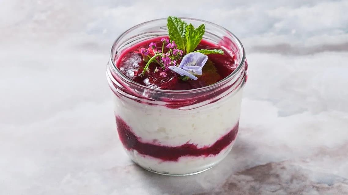 Kókusztejes áfonyás gyümölcsrizs - ZERO