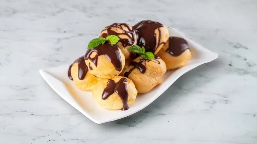 Csokis profiterol