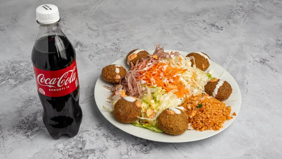 Falafel tál menü