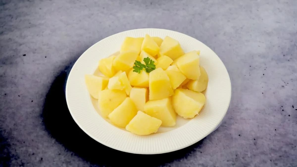 Főtt burgonya