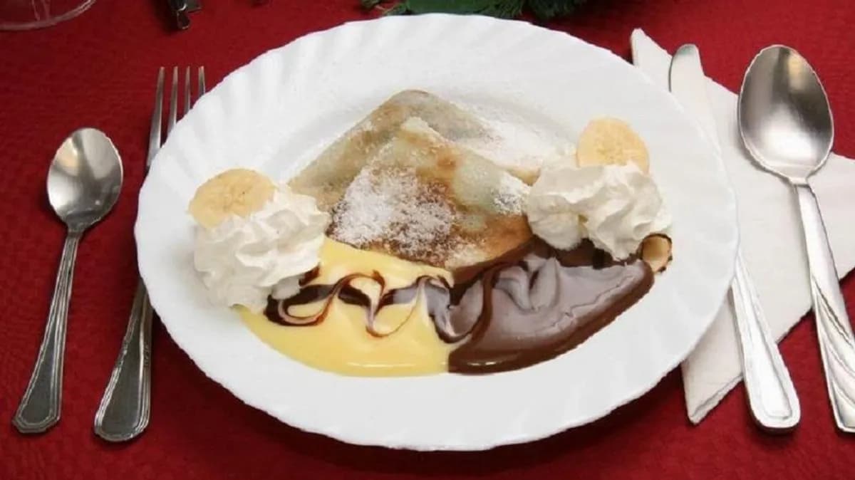 Mogyorókrémes-banános palacsinta