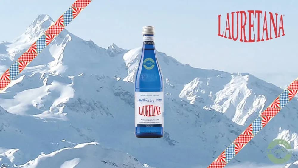 Lauretana 0,,75l - szénsavas víz üvegben