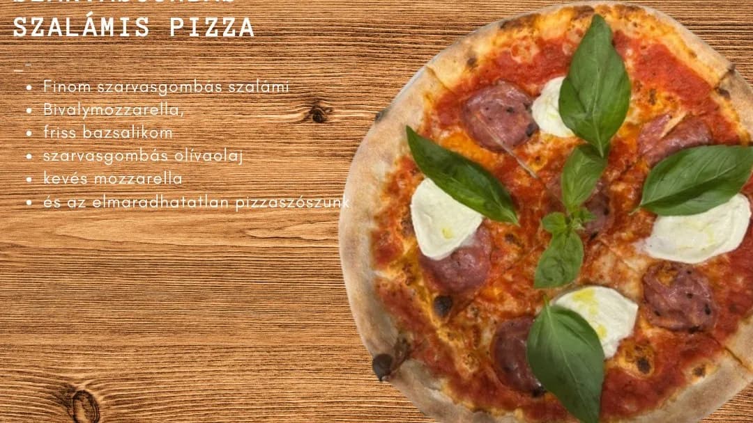 Pizza Salame al tartufo