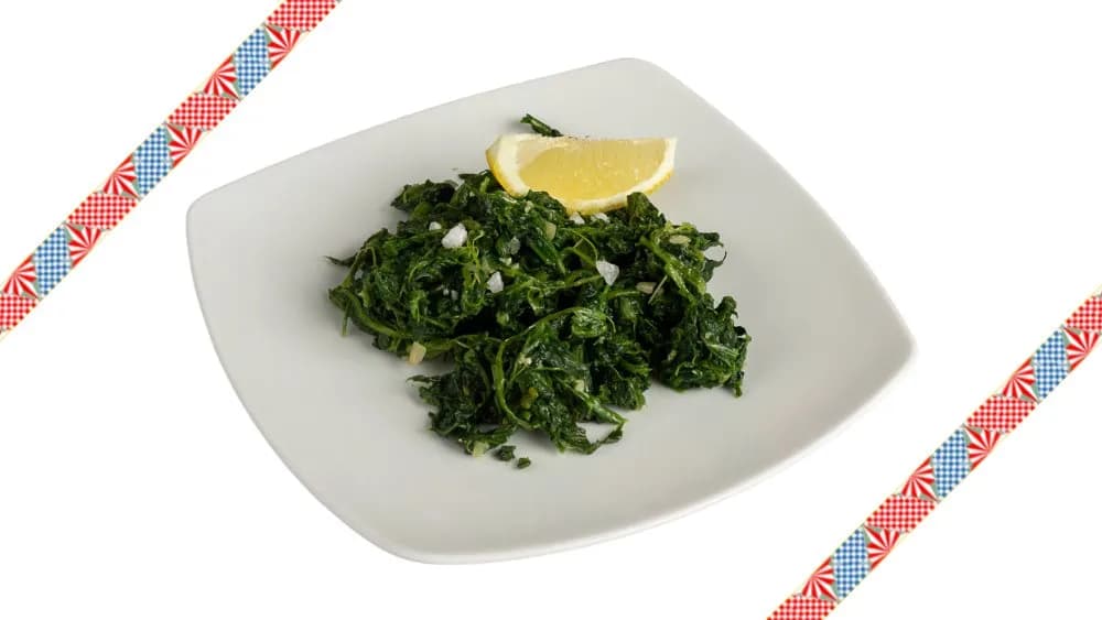 Spinaci freschi saltati all’aglio