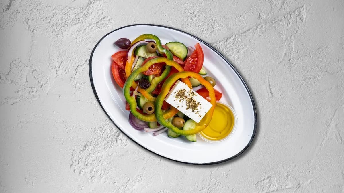 Görög saláta oliva olajjal