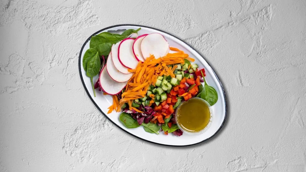 Garden saláta citromos olivaolaj öntettel