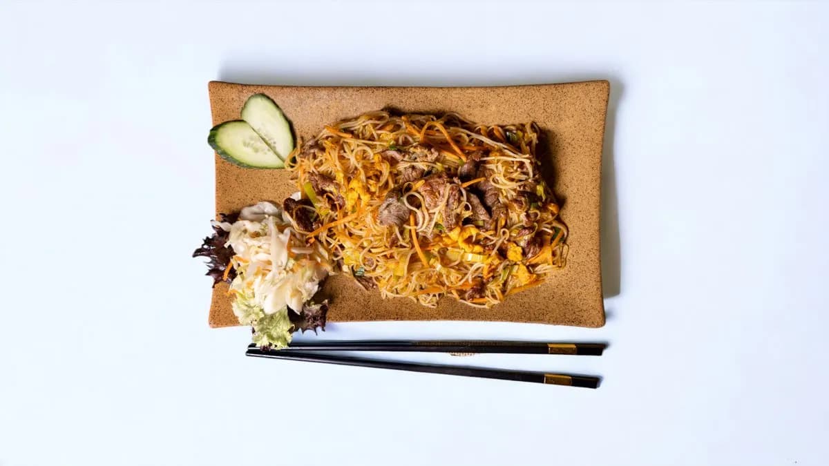 Pirított rizstészta marhával