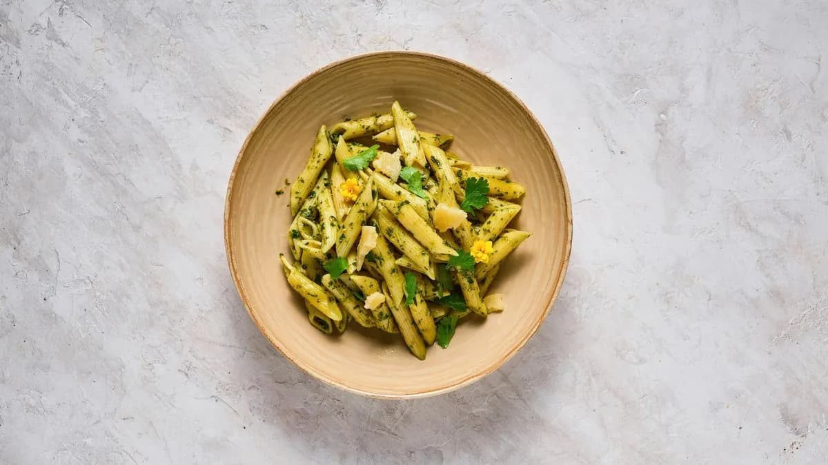 Coca-Cola Pesto penne menü