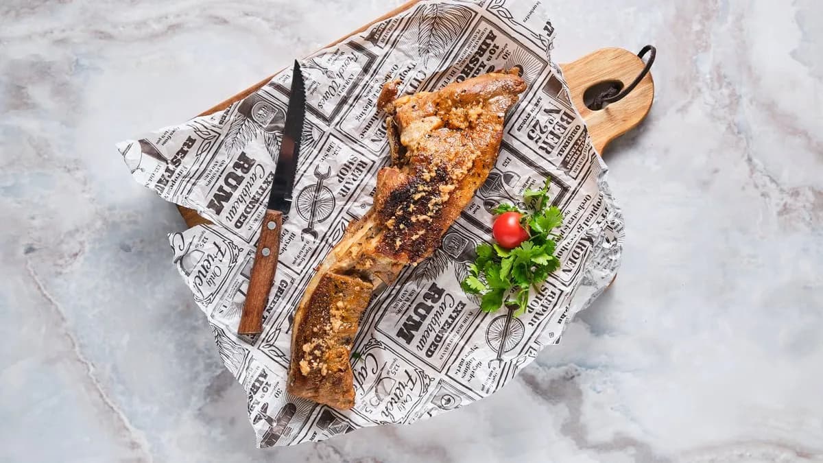 Fokhagymás sült oldalas