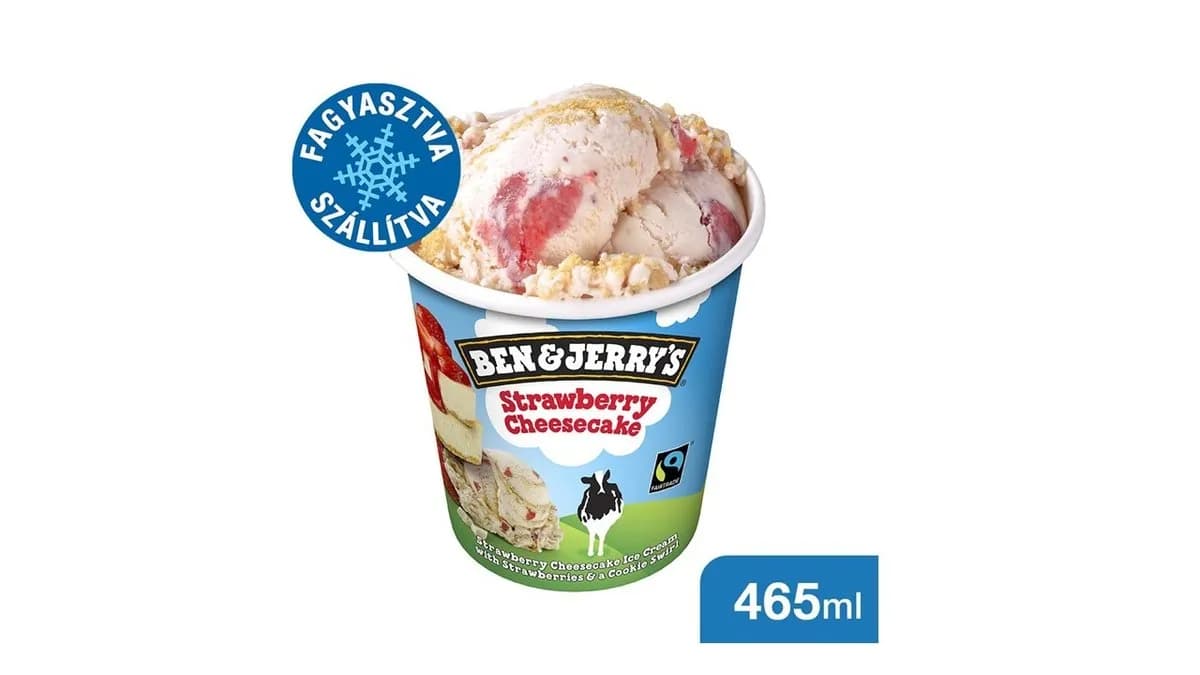 Ben & Jerry's Strawberry Cheesecake Ice Cream 465ml