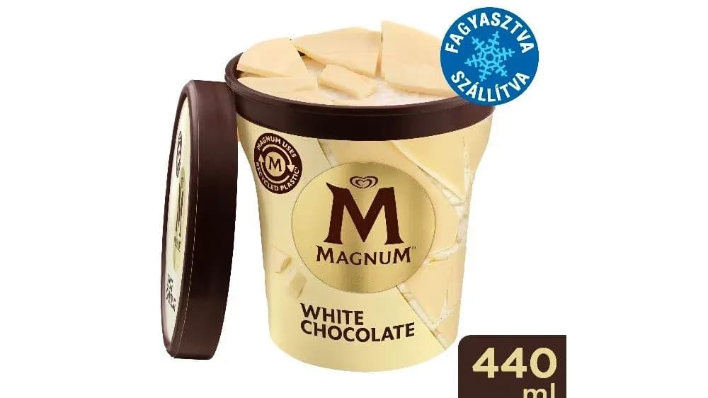 Magnum Poharas White Ice Cream 440ml
