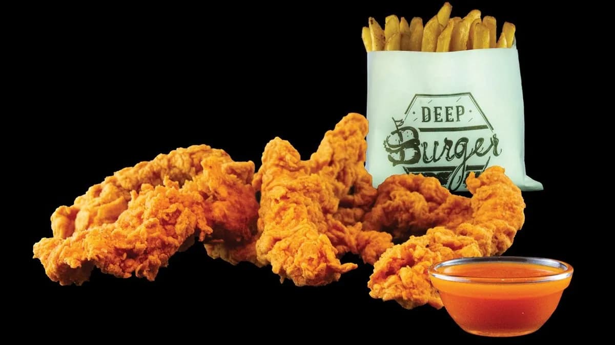 Hot and Spicy csirkecsíkok menüben