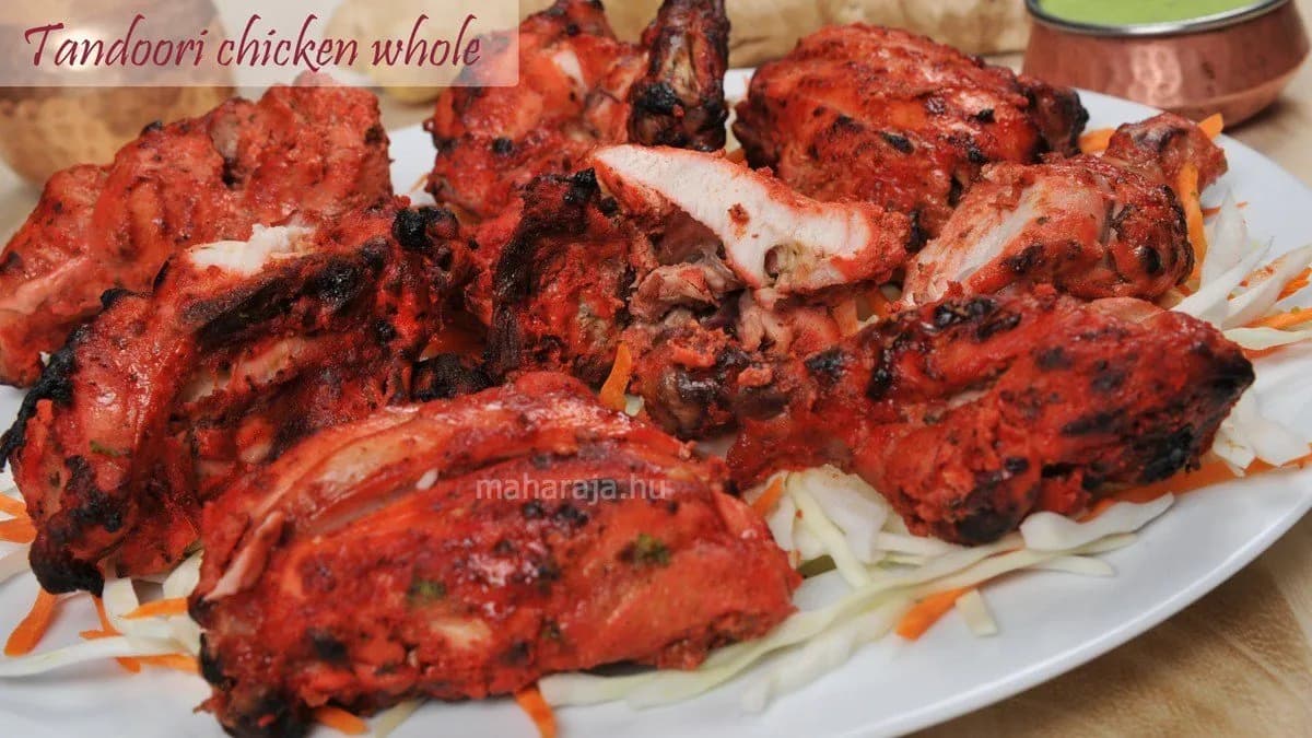 Tandori csirke egész