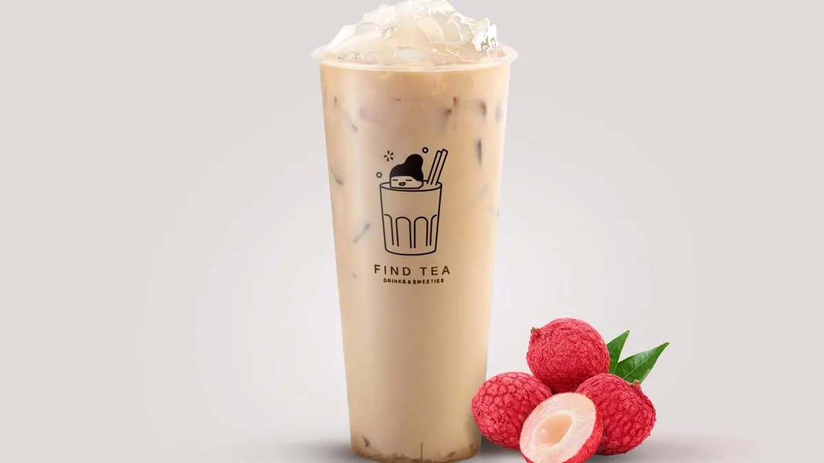 Coconut jelly milk tea