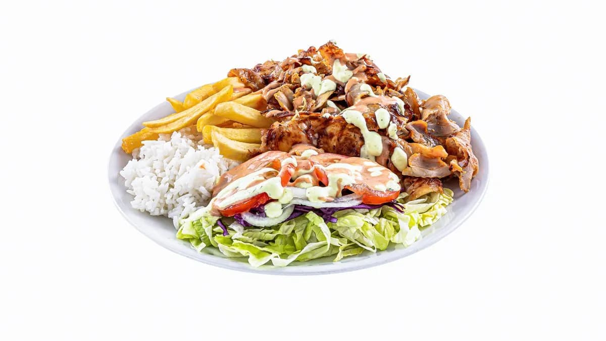 Nagy Kebab tál (Normál Kebab Tál)