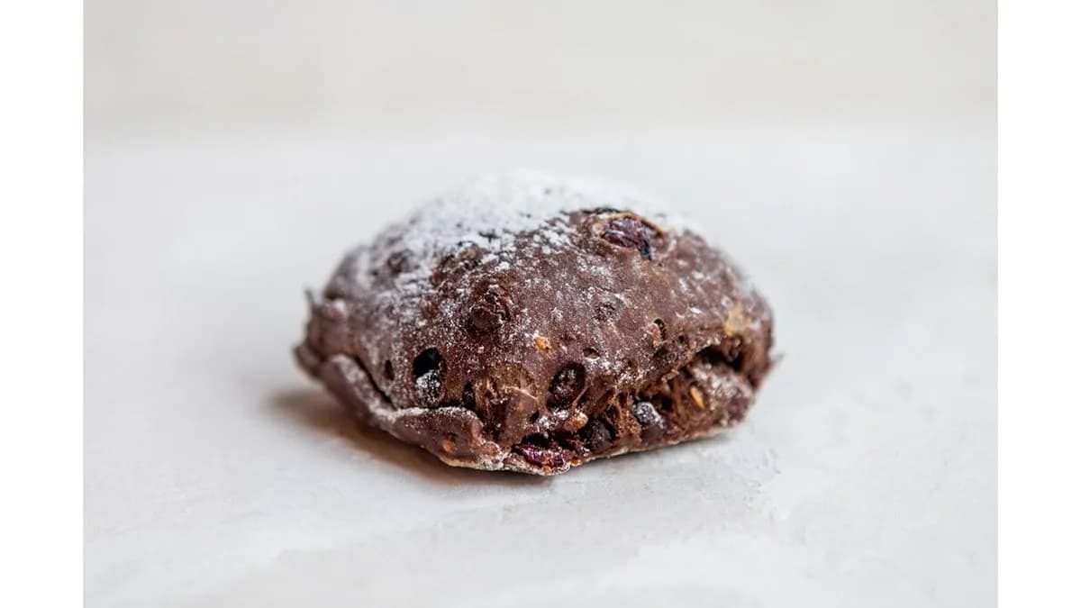 Belga csokis vörösáfonyás kocka