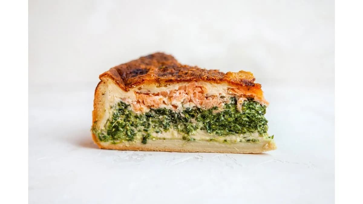 Lazacos spenótos quiche