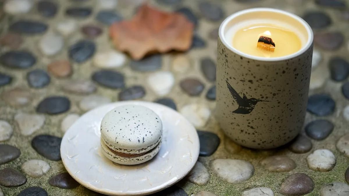 Kerámia bögre / gyertya