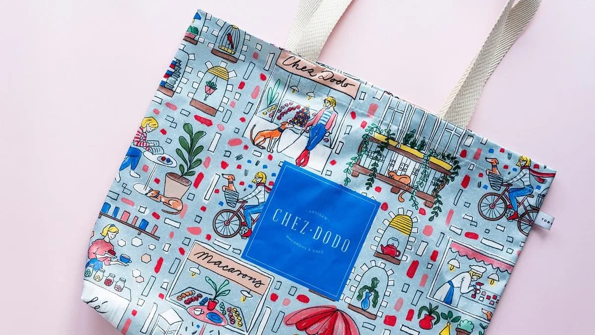 TOMCSANYI kollekciós vászontáska (kék)