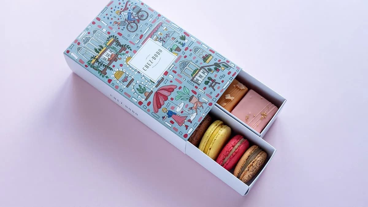 MACARON & MIGNON VÁLOGATÁS KOLLEKCIÓS DÍSZDOBOZBAN (6+4)