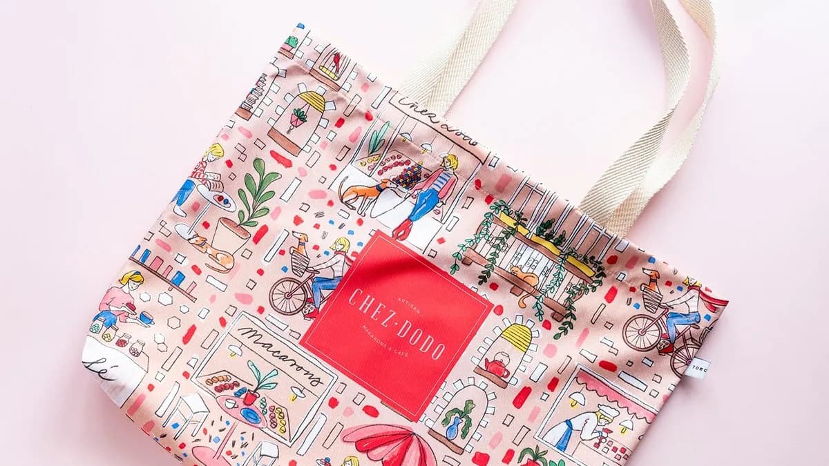 TOMCSANYI kollekciós vászontáska (rózsaszín)