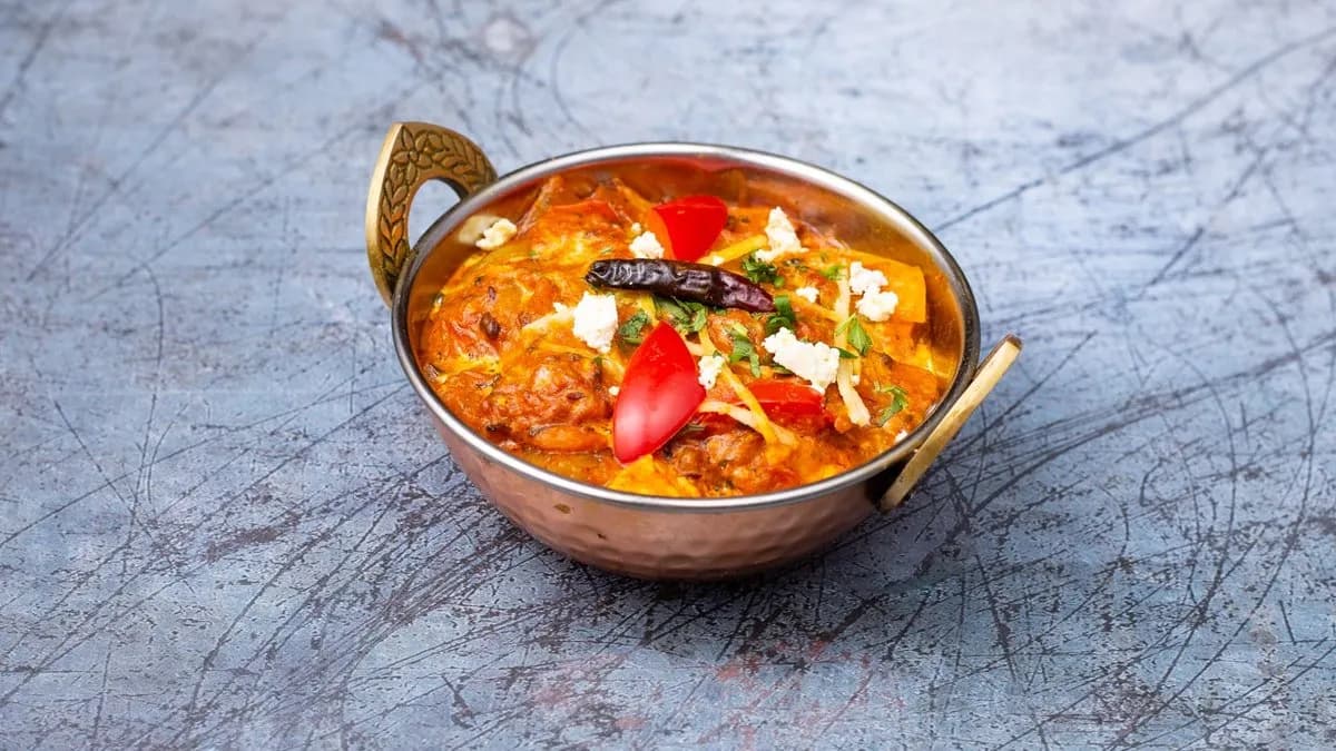 Kadai Paneer / Házisajtból készült sabji