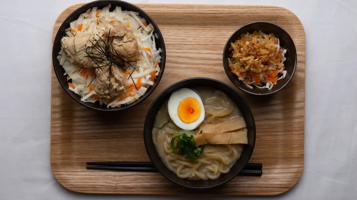 1-Mini- Miso Ramen & Mini-Karaage Don