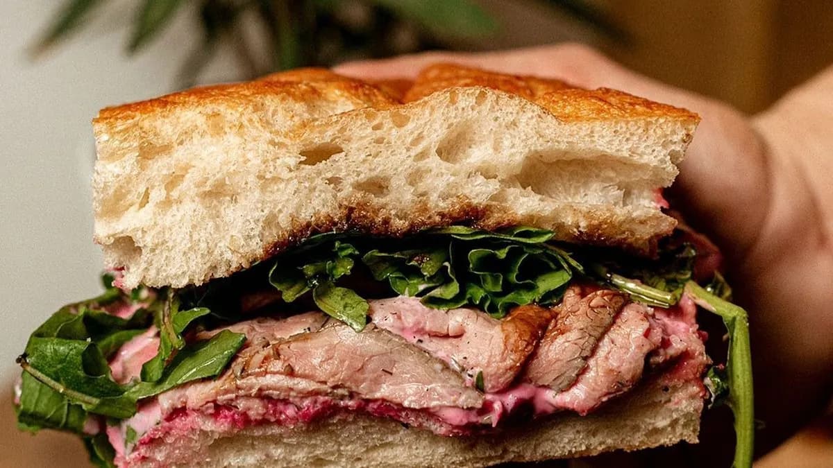 1/2 Marha steak focaccia