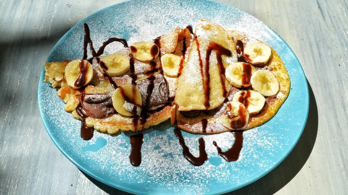 Banános-nutellás palacsinta