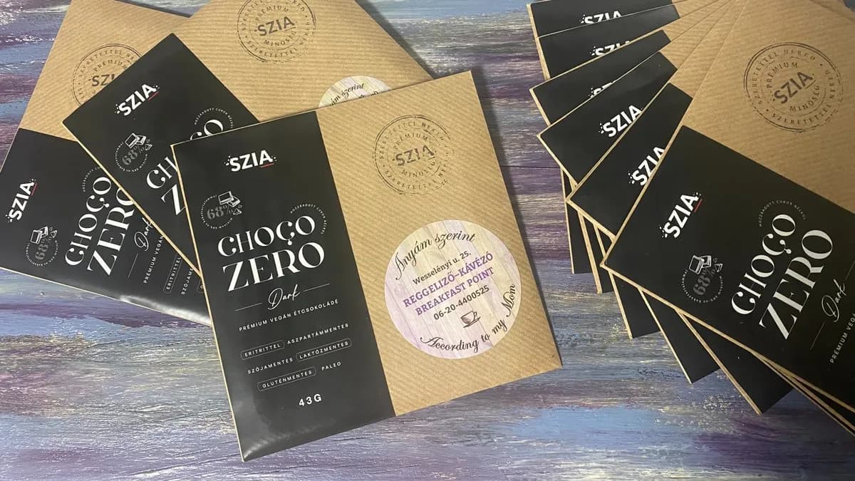 Zero Choko Vegan étcsokoládé