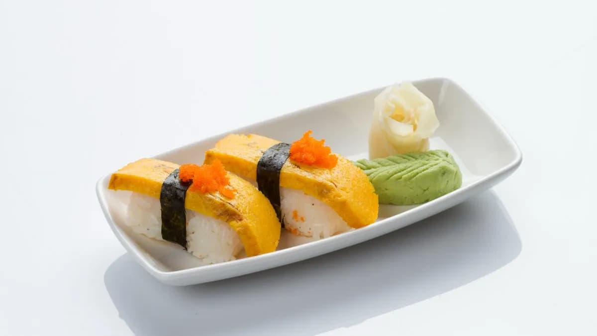 52. Tradicionális japán omlett rizságyon