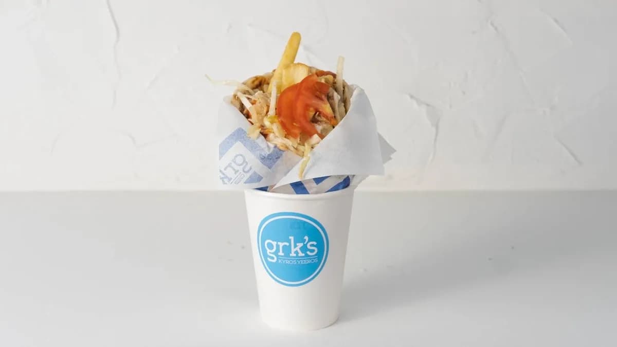 Yeeros Pita + Görög Ásványvíz