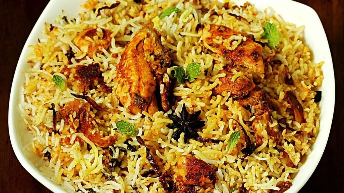 Chicken biryani