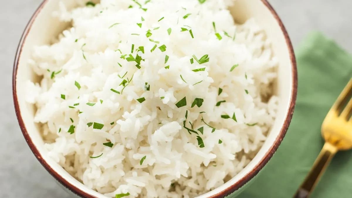 Plain rice