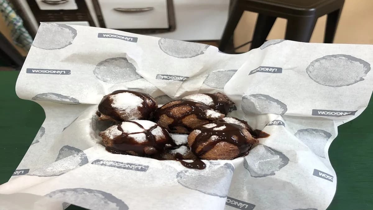 Csokis túrófánk - 10db