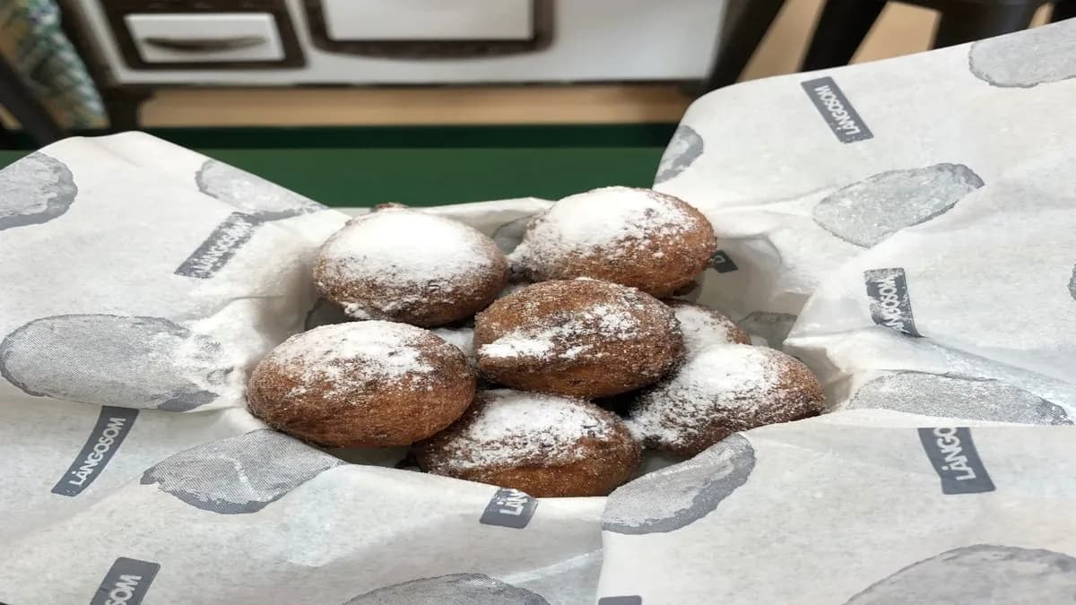 Túrófánk porcukorral - 6db